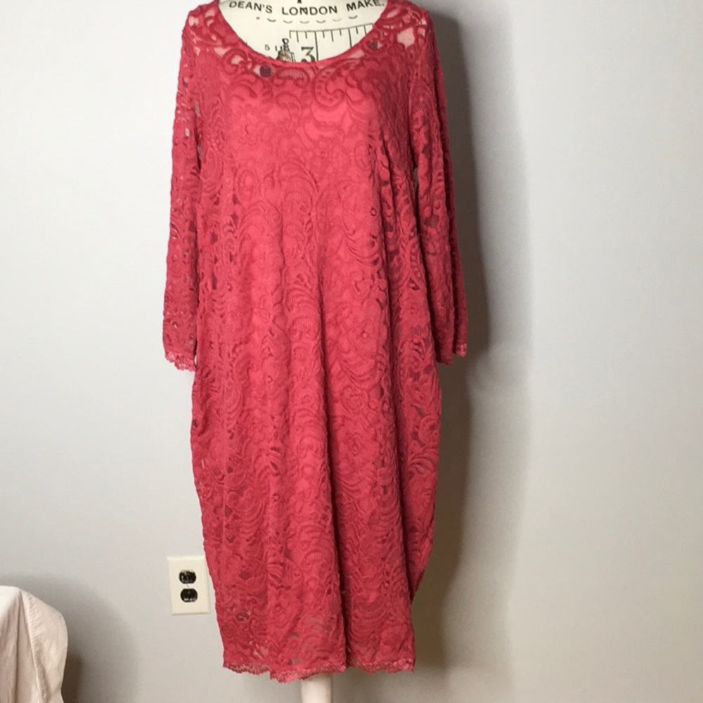 Jessica Simpson Maternity Lace Dress 2X